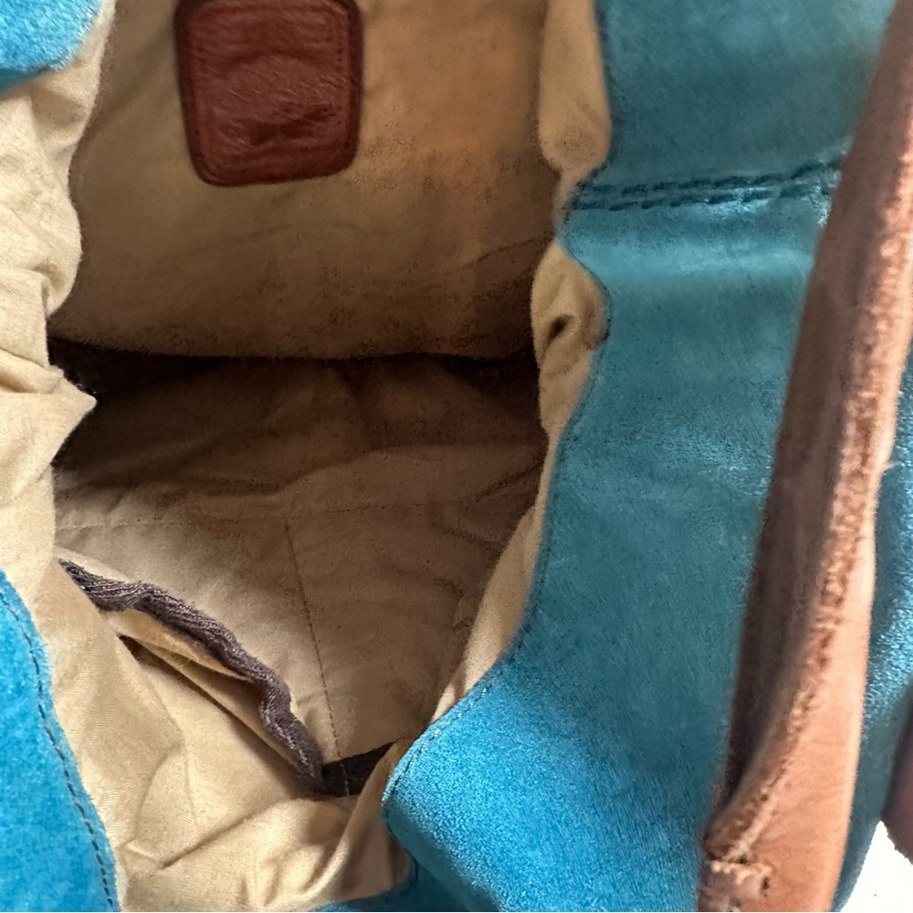 Boho Butterfly Canvas Tote | Slouchy Leather Trim · Lucky Brand - Picture 10 of 16